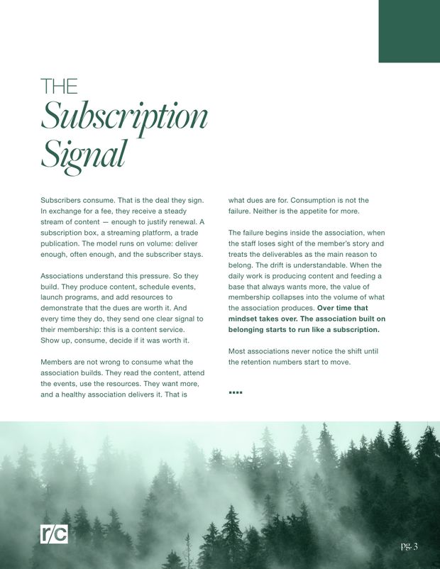 Ebook page: The Subscription Signal